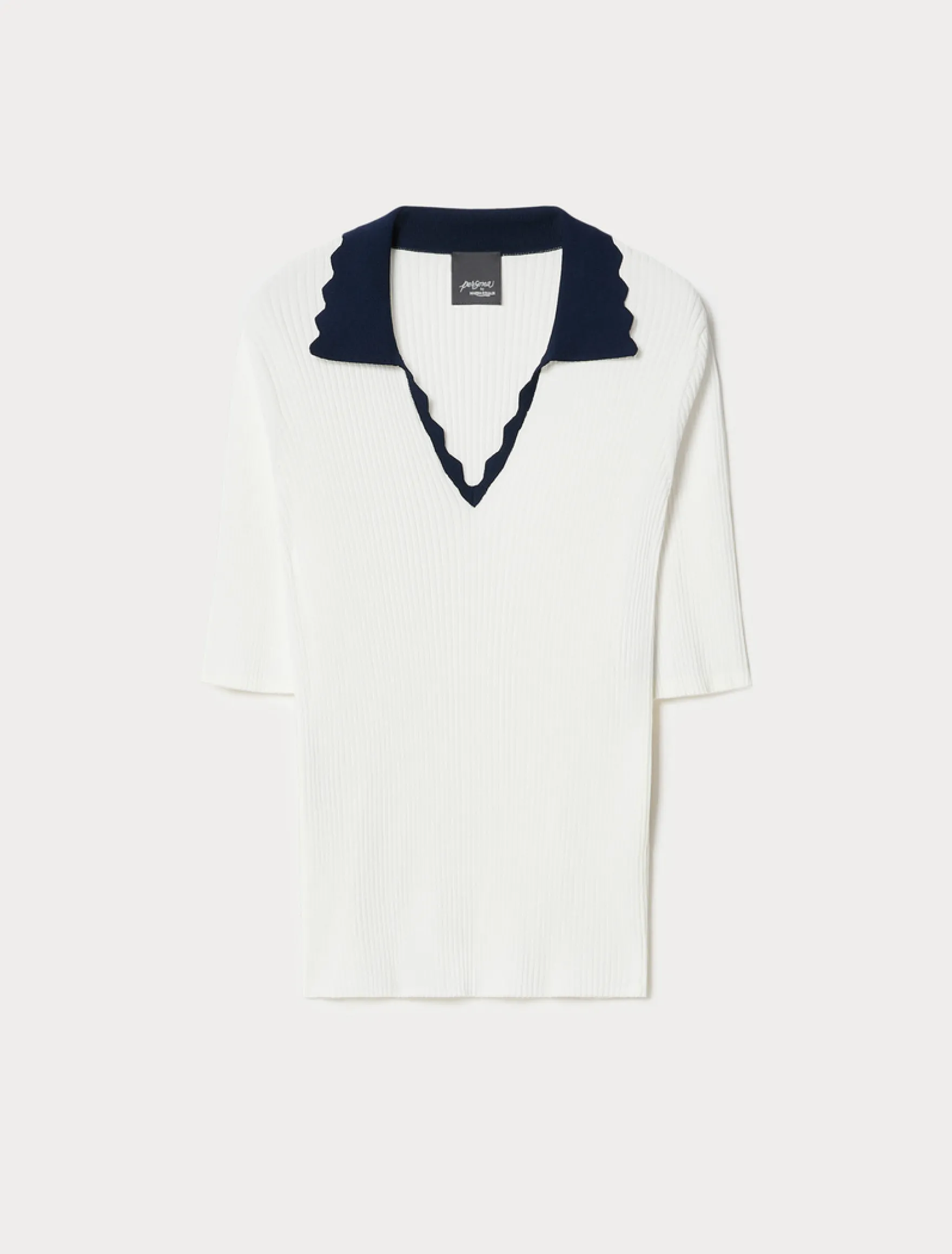 Maglia in viscosa stretch - BIANCO