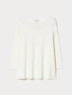 Maglia in viscosa stretch - BIANCO