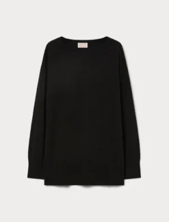 Maglia in viscosa stretch - NERO