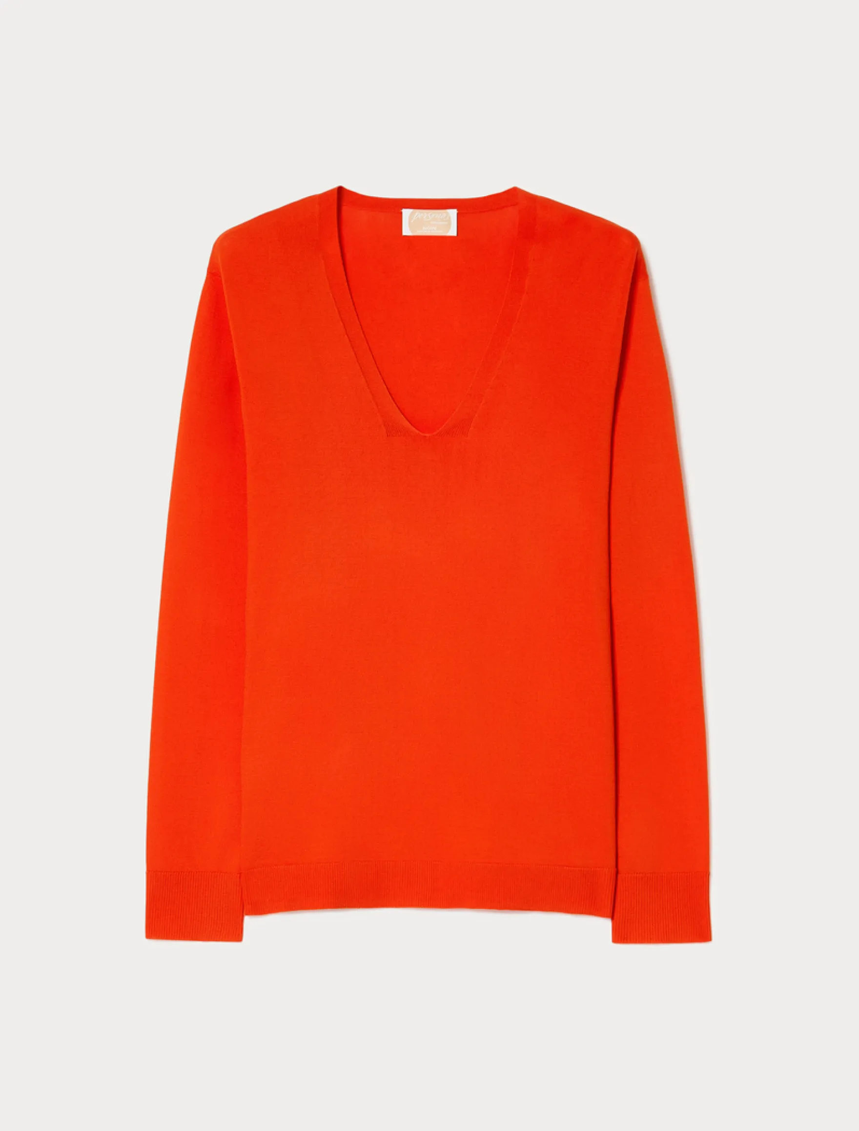 Maglia in viscosa stretch - ROSSO