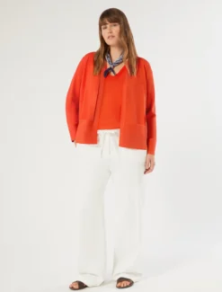 Maglia in viscosa stretch - ROSSO