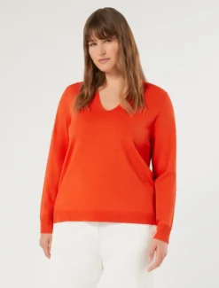 Maglia in viscosa stretch - ROSSO