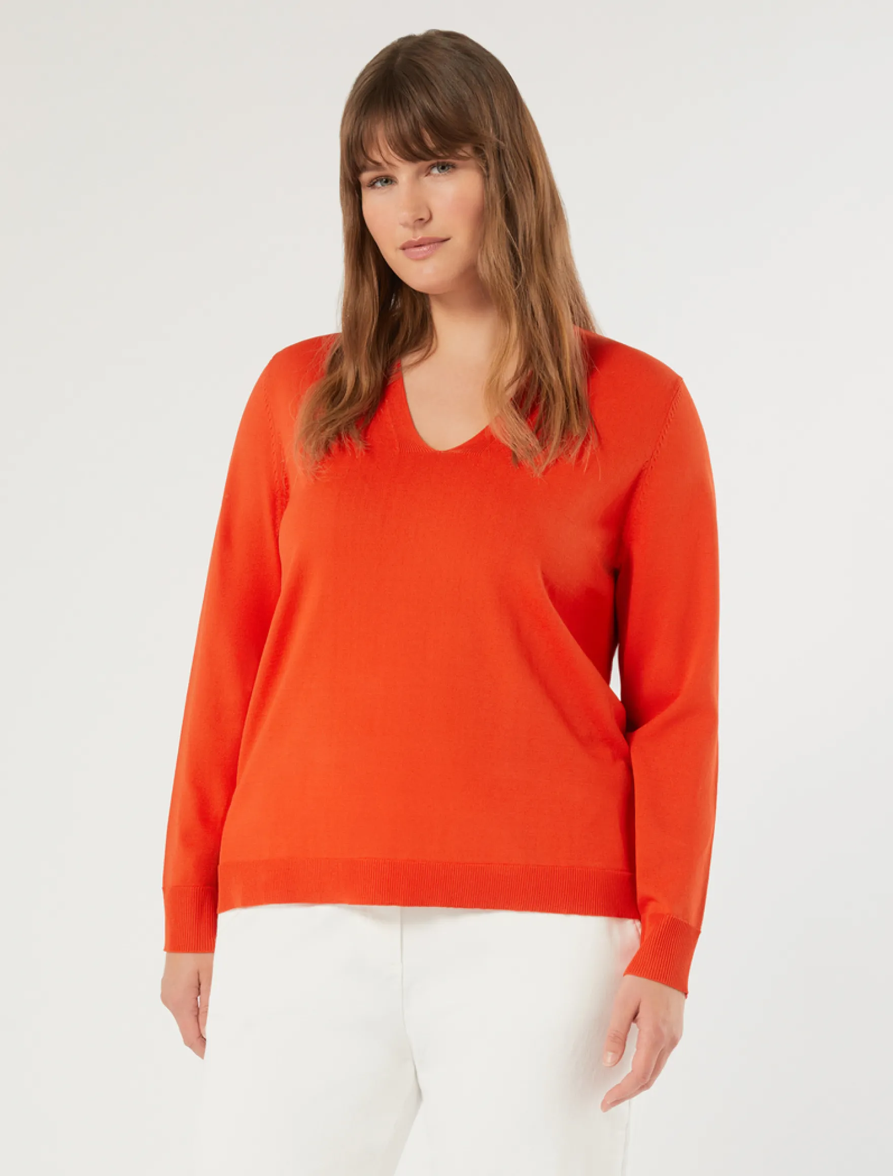 Maglia in viscosa stretch - ROSSO