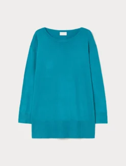 Maglia in viscosa stretch - TURCHESE