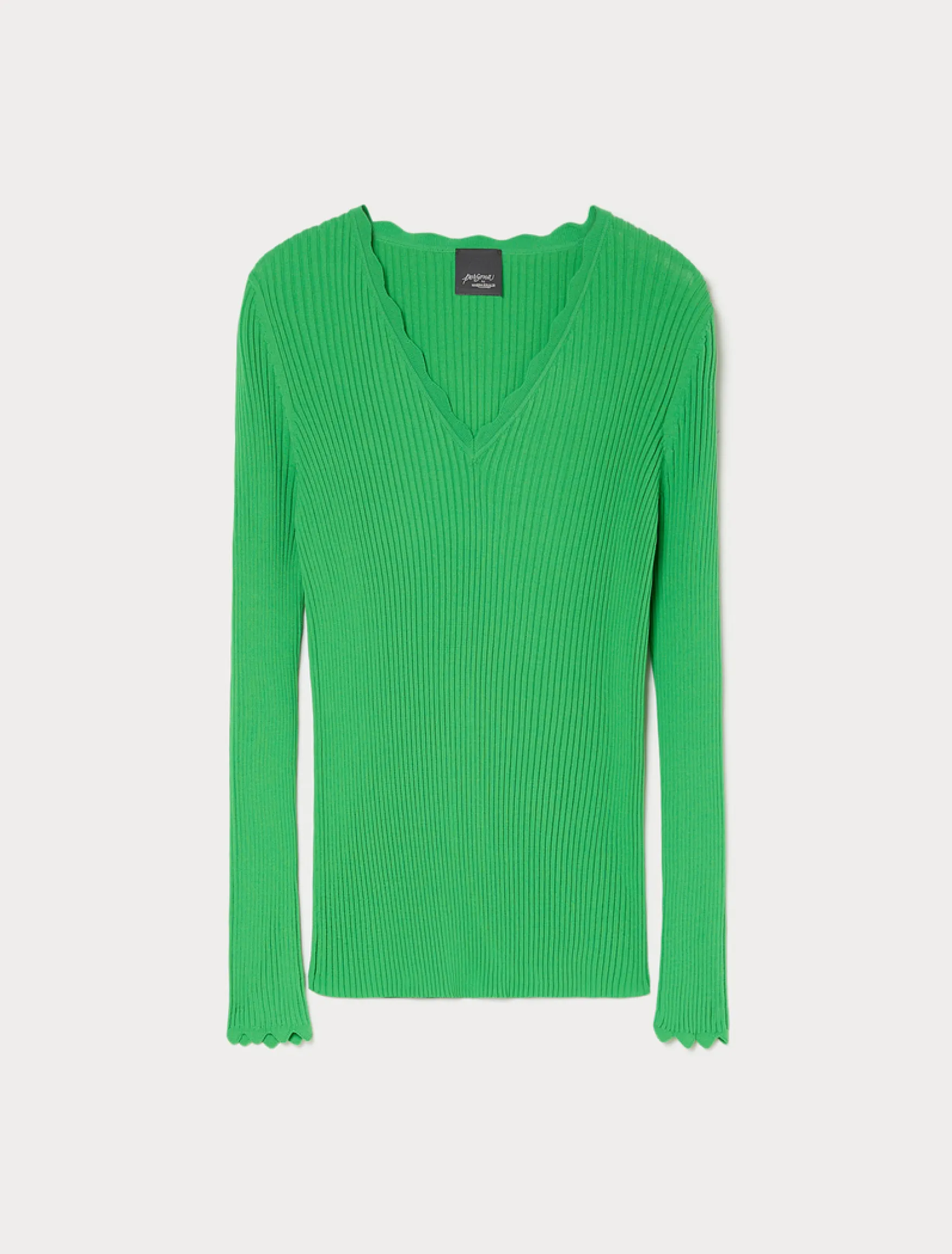 Maglia in viscosa stretch - VERDE BANDIERA