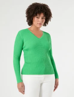 Maglia in viscosa stretch - VERDE BANDIERA