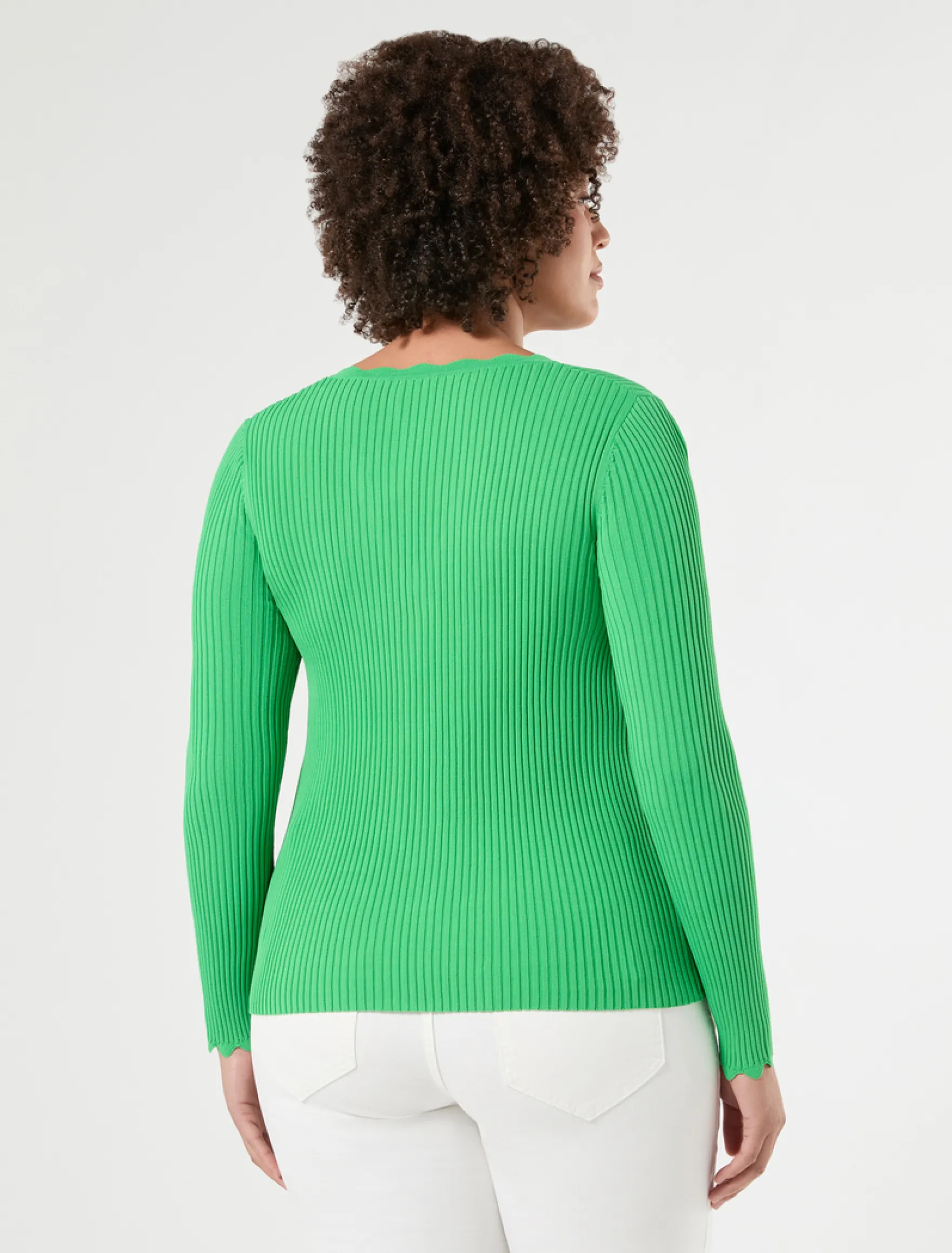 Maglia in viscosa stretch - VERDE BANDIERA