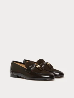 Mocassini in pelle e suede - CAFFE`