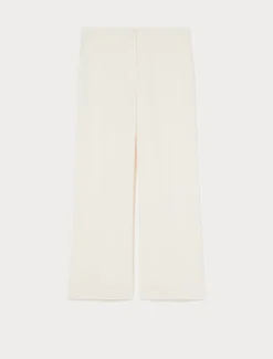 Pantaloni ampi in cady - BIANCO AVORIO