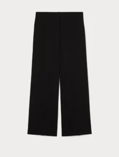 Pantaloni ampi in cady - NERO