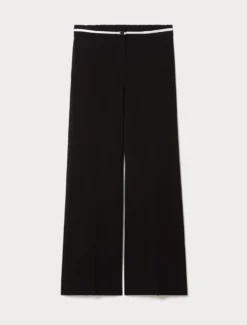 Pantaloni ampi in jersey - NERO