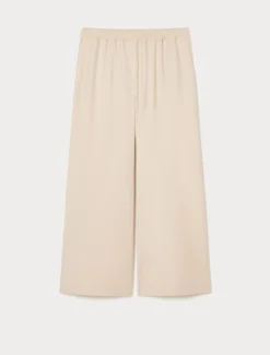 Pantaloni a palazzo in twill - ALBINO