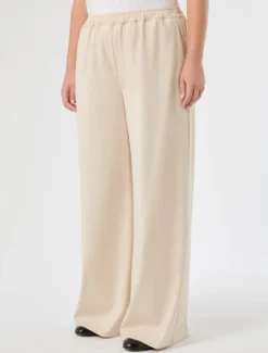 Pantaloni a palazzo in twill - ALBINO