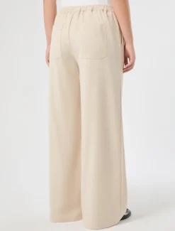 Pantaloni a palazzo in twill - ALBINO