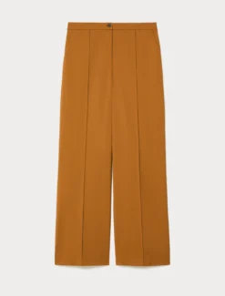 Pantaloni dritti in tela di cotone - SIENA