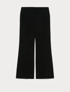 Pantaloni flare in cady - NERO