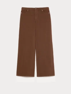 Pantaloni in bull stretch - BISCOTTO