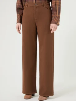 Pantaloni in bull stretch - BISCOTTO