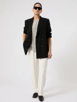 Pantaloni in cady - BIANCO AVORIO