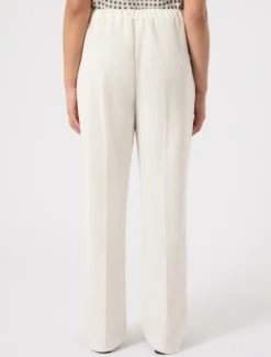 Pantaloni in cady - BIANCO AVORIO