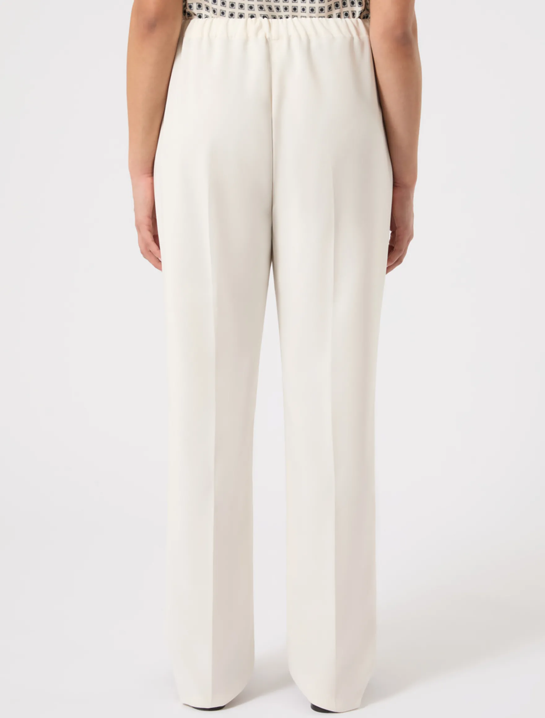 Pantaloni in cady - BIANCO AVORIO