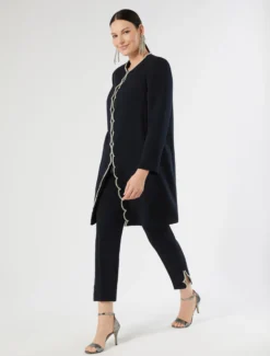 Pantaloni in cady - BLU NOTTE