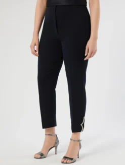 Pantaloni in cady - BLU NOTTE