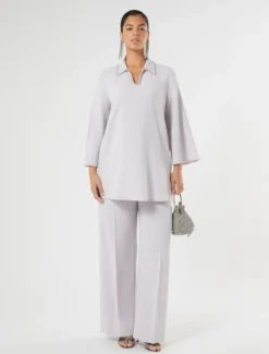 Pantaloni in cady - LAVANDA