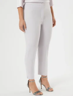 Pantaloni in cady triacetato - LAVANDA