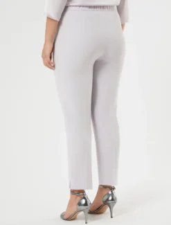 Pantaloni in cady triacetato - LAVANDA