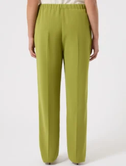 Pantaloni in cady - VERDE OLIVA