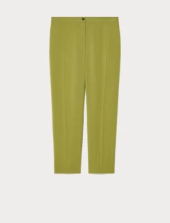 Pantaloni in cady - VERDE OLIVA