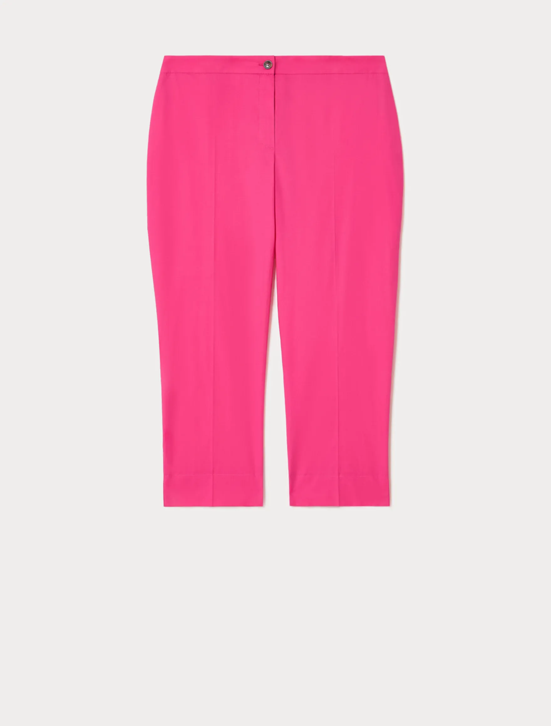 Pantaloni in cotone stretch - FUXIA