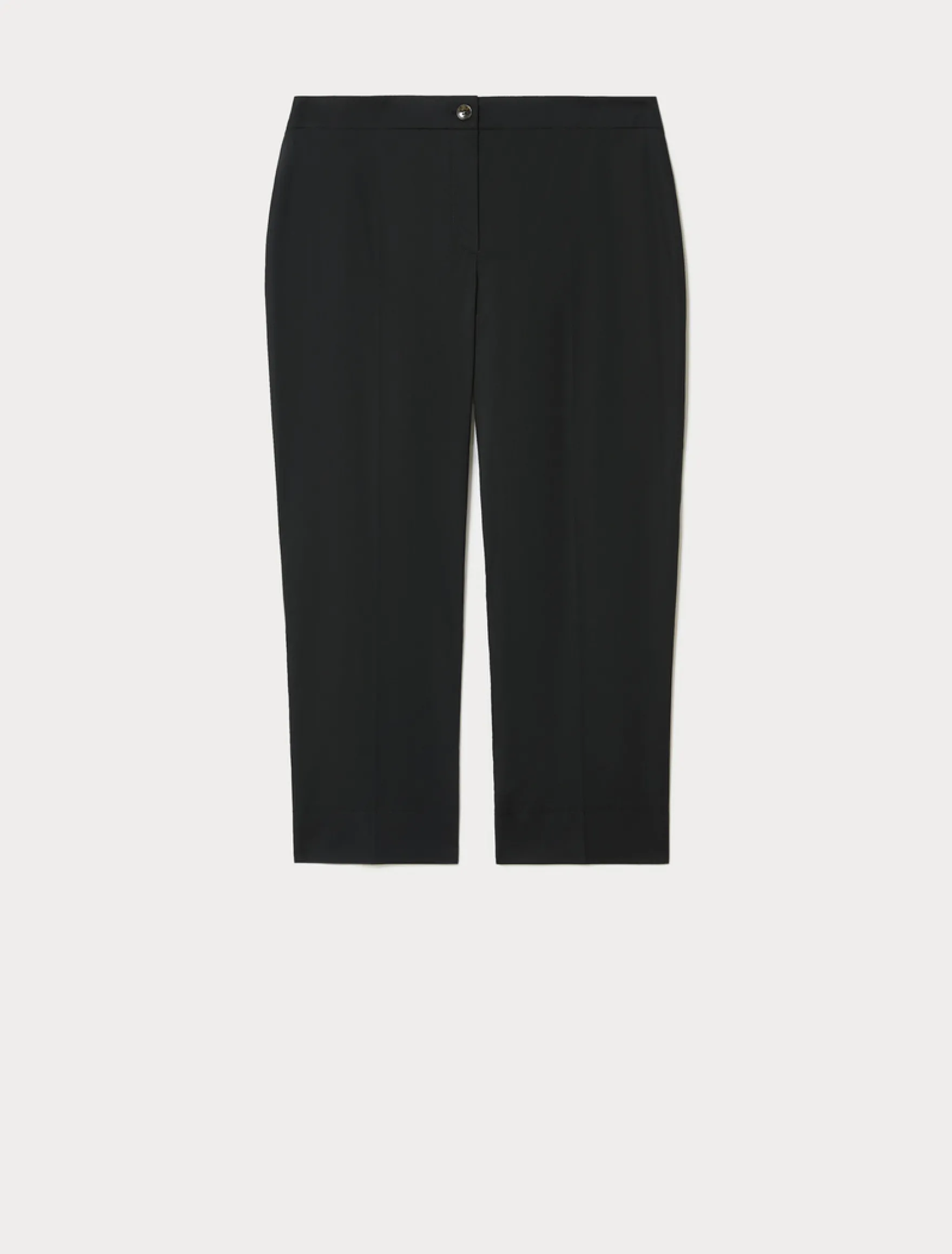 Pantaloni in cotone stretch - NERO