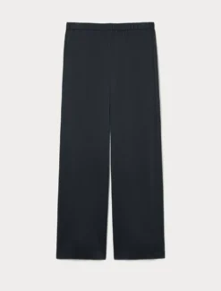 Pantaloni in envers satin - BLU NOTTE