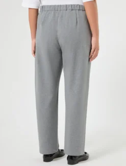 Pantaloni in felpa di cotone - GRIGIO MEDIO