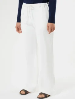 Pantaloni in felpa jersey - BIANCO
