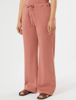Pantaloni in felpa jersey - ROSA SCURO