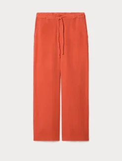 Pantaloni in felpa jersey - ROSSO