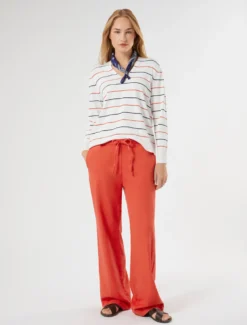 Pantaloni in felpa jersey - ROSSO