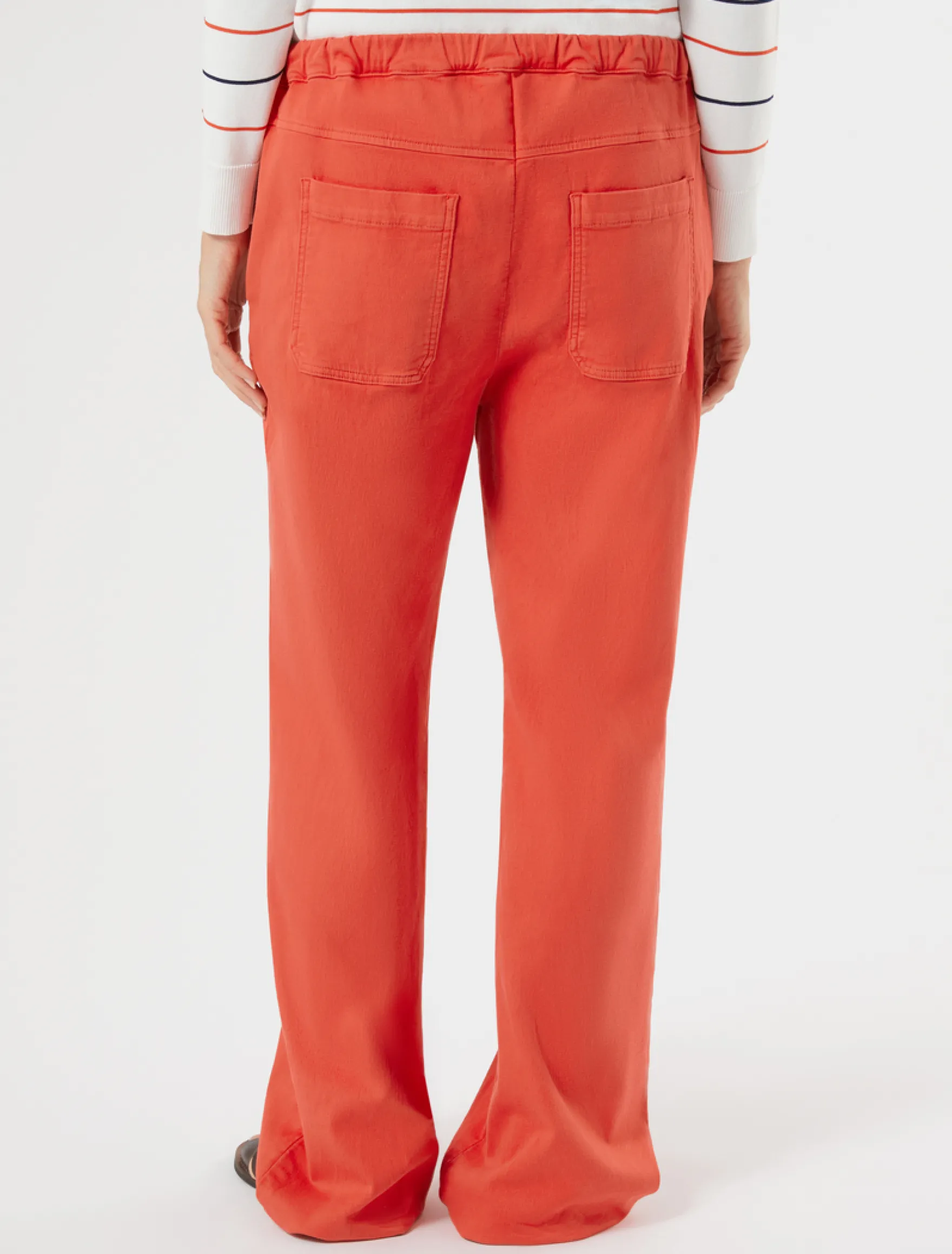 Pantaloni in felpa jersey - ROSSO