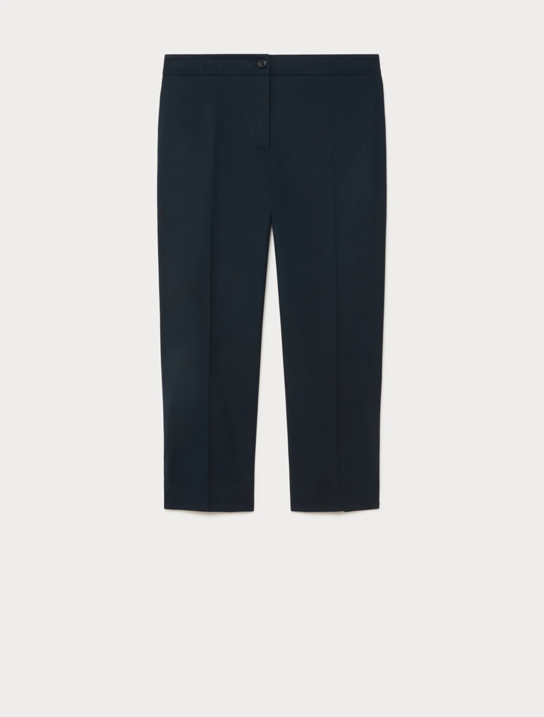 Pantaloni in gabardina di cotone - BLU MARINO