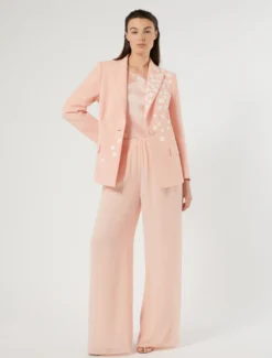 Pantaloni in georgette - ROSA