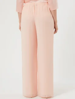 Pantaloni in georgette - ROSA