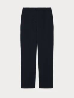 Pantaloni in jersey double - BLU NOTTE