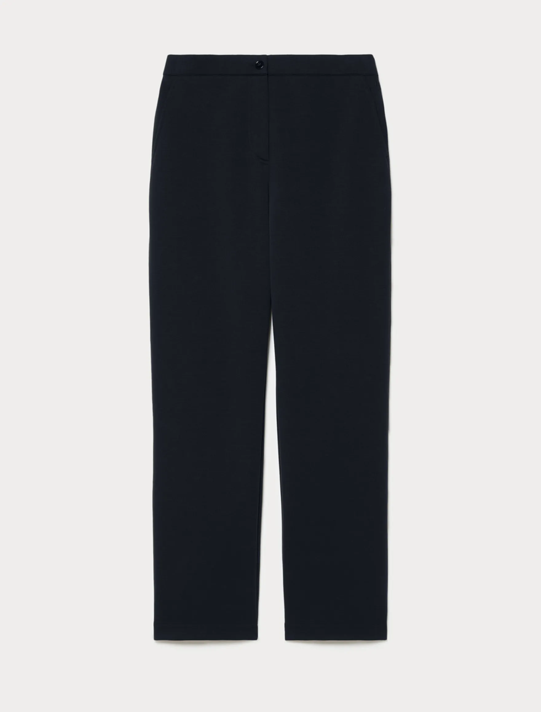 Pantaloni in jersey double - BLU NOTTE