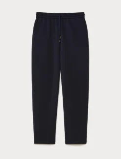 Pantaloni in jersey double - BLU NOTTE