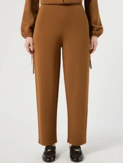 Pantaloni in maglia di viscosa - BISCOTTO