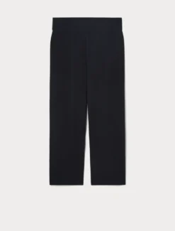 Pantaloni in maglia di viscosa - BLU NOTTE