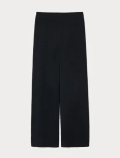Pantaloni in maglia di viscosa - BLU NOTTE